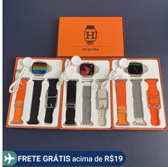 S9 Ultra Relógio Inteligente TWS Fone De Ouvido Dois Em Um Smartwatch 2,02 Polegadas PK 8 Série - loja online