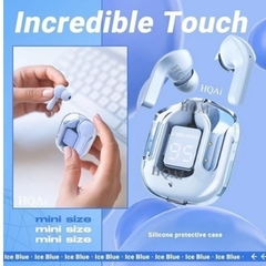 HQAi H4 8 Cores TWS Fone De Ouvido Sem Fio Bluetooth Embutido Com Microfone Cancelamento De Ruído Controle De Toque Hi-fi - comprar online