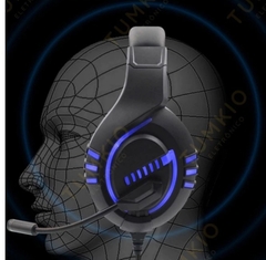 Fone De Ouvido Headset Gamer Com Led Para Computador Jogos Xbox Ps4 - comprar online
