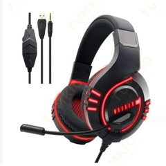 Fone De Ouvido Headset Gamer Com Led Para Computador Jogos Xbox Ps4