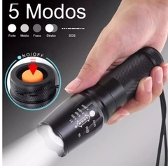 Lanterna Tática Militar X900 LED Super Potente Recarregável - comprar online