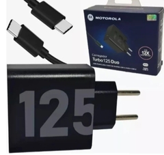 Carregador Turbo 125Wmotorola ULTRA Rápido Tipo C PD
