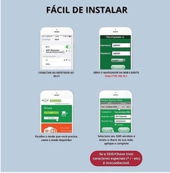 Repetidor Amplificador De Sinal Wifi 600/mbps Ultra Rápido sinal forte na internet
