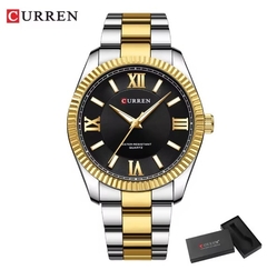 CURREN-Relógio Masculino de Quartzo Ultra Fino, Aço Inoxidável, Simples, Negócios, Casual, Moda, Relógio Masculino - loja online