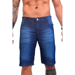 Kit 3 Short Jeans masculino lycra fabrica promoção barato - comprar online
