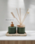 Bandeja de Madeira Retangular p/ Banheiro Lavabo 20x11,5cm Pés de Silicone | Kit Sabonete Difusor - Uematsu Aromas e Decor | Aromatizadores, Velas e Presentes Artesanais
