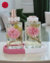 Difusor Decorado Peônia Rosa - Coleção Jardim Perfumado (Disponível em 4 aromas) - comprar online