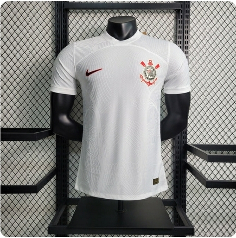 Camisa Corinthians I 2023/24 - Nike Jogador - Masculina - Branca