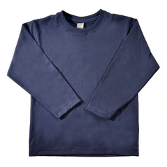 8805 Remera nena One manga larga azul marino