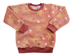 8430 Buzo de piel estampado estrellas