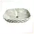 BOWL LOZA (402-3) MOD. RECTANGULAR MARMOLEADO BLANCO C/NARANJA DIAMANTE - FRATELLI