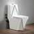 INODORO ONE PIECE DIAMOND WHITTE BLACK PREMIUM 70*37*83.5 CM