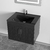 MUEBLE DE BAÑO MELAMINE BLACK 2 PUERTAS PELÍCANO 61x46x54 CM - comprar en línea