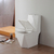 INODORO ONE PIECE DIAMOND WHITTE PREMIUM 68.5X38X72 CM - Ecoceramik