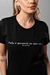 Camiseta Feminina Tudo é Possível Preta Algodão