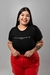 Camiseta Feminina Tudo é Possível Preta Algodão - comprar online