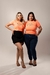Camiseta Feminina Estonada Love Is Rare Laranja Neon Algodão - comprar online