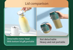 Mini Liquidificador Portátil, 350ml, 350ml, Smoothies 1400mAh, SUCO FRESCO - loja online