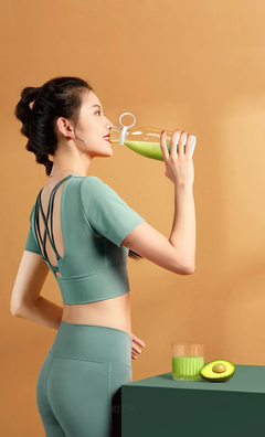 Mini Liquidificador Portátil, 350ml, 350ml, Smoothies 1400mAh, SUCO FRESCO - loja online
