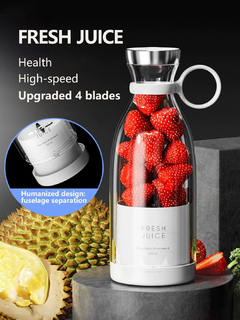 Mini Liquidificador Portátil, 350ml, 350ml, Smoothies 1400mAh, SUCO FRESCO - comprar online