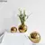 Vaso com chapeamento dourado - loja online
