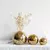 Vaso com chapeamento dourado - comprar online