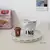 6.7oz estilo coreano copos e canecas caneca de café cerâmica branca nórdica r - Lovely Ideas Store