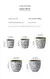 Vaso de cerâmica azul e branco - Lovely Ideas Store