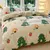 Conjunto de cama floral capa edredon e fronha na internet