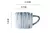 Caneca de cerâmica listrada 200ml