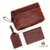 KIT VIAGEM EM COURO PERSONALIZADO CV09