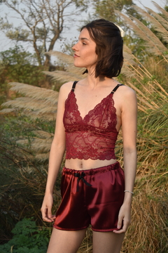 Pijama Carola Cherrie Red - comprar online