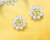 brinco riviera flor