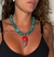 turquesa com dente vermelho - comprar online