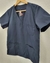 Chaqueta cuello V azul arciel - comprar online
