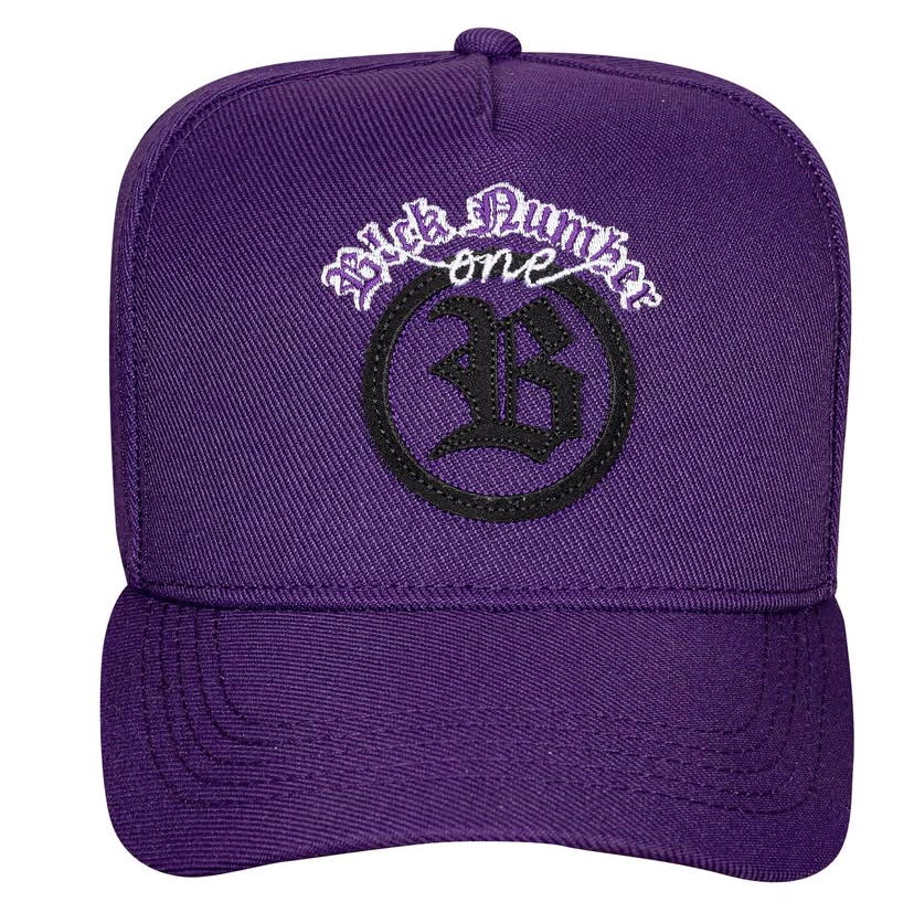 Boné Snapback Blck Roxo Script Cirle