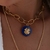 colar trevo azul - comprar online