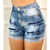 Bermuda Feminina Jeans com Lycra Cós Alto - comprar online