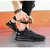 Tênis de moda homem leve sapatos confortáveis calçados masculinos rendas até