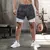 Shorts Quick Dry Camo Running para homens, esportes de ginástica, treino, fitne - DAPPER