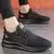 Imagem do Tênis de moda homem leve sapatos confortáveis calçados masculinos rendas até