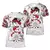 Camiseta de manga curta de Samurai japonês vintage masculina, roupas extragrand na internet