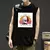 Camiseta sem mangas sem mangas masculina Boku No Hero Academia, Anime Streetwear - DAPPER
