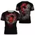 Camiseta de manga curta de Samurai japonês vintage masculina, roupas extragrand - DAPPER