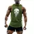 Camisa de corrida com estampa de caveira masculina, ginásio Y2K, colete esporti na internet