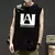 Imagem do Camiseta sem mangas sem mangas masculina Boku No Hero Academia, Anime Streetwear