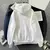 Pulôver feminino de manga comprida com gola redonda, moletons casuais, colorblo