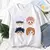 Camiseta japonesa masculina de anime, camiseta unissex de manga curta, jujutsu k - DAPPER