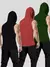 Conjunto confortável de bancada masculino casual, camisas de colete sólido, ro