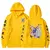 Imagem do Anime hoodie masculino moda moletom quente gráfico impressionante hip hop hoodi